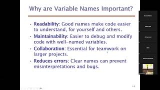 Programming Language Concept: Variable attributes: Name, Address, Value, Type, Lifetime, and Scope