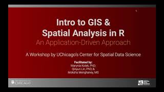 UCGIS Workshop: Intro to Spatial Analysis with R