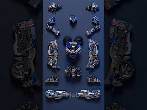 Transformers Mirage Model Kit Speed Build  #asmr   #satisfying  #transformers #zhobby