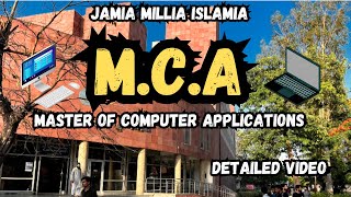 MCA at Jamia Millia Islamia | Master of Computer Applications | Fees | Eligibility | Syllabus |  etc