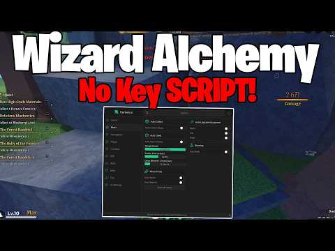 Wizard Alchemy [New Mainland🌋] Script – Auto Farm, Infinite Spins, ESP & More