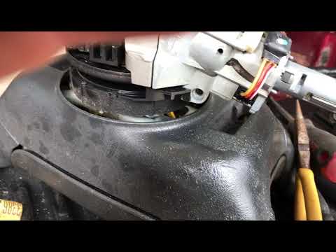 Part 2 Remove and replace 2002 S10 Chevy steering column and ignition