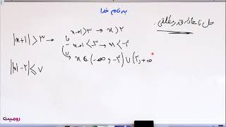 چگونگی حل نامعادله قدرمطلقی (ریاضی)