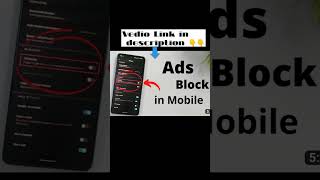 How to Block Ads On Android Phone | How to Stop Popup Ads And Notification On Google Chrome #shorts