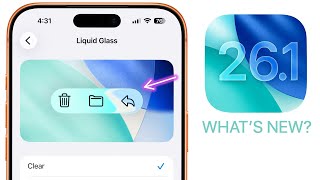 iOS 26.1 Released - What's New?