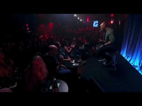 Dave Chappelle but there's a squeaky toy in his microphone