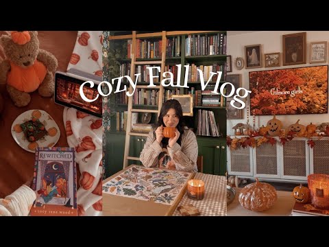 Cozy Fall Vlog 🍁🧦 Pretending It's Fall In August