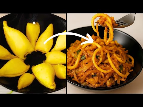 Squid recipe | Squid noodles Spicy Stir fry | Ultimate Squid Makeover – From Simple to Spectacular 🌊