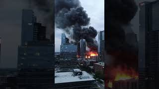 City in Smoke: Aftermath of the Blast #fire #explosion