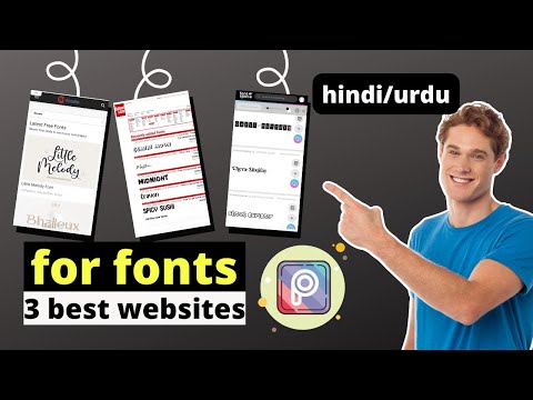 how to add custom fonts in picsart / free font/ 3 best free websites