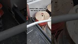 look at this cracked cable #SignalFail #CoaxCable #KevinHartMoment #TechFails #StayTuned