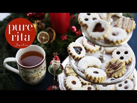 Spitzbuben, Linzer Plätzchen, Hildabrötchen 🍩 bestes Plätzchen Rezept
