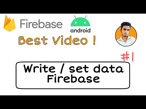 Write/Set Data Firebase Android In Hindi  2021 | #PutDatafirebase #SetDataFirebaseAndroid