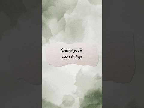 GREEN DAY! Is green your favorite?  Don't forget to stop and breath for nature heals! (◕ᴗ◕✿)