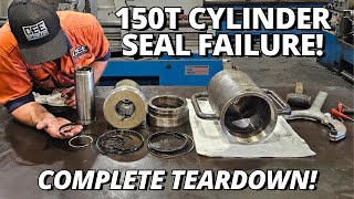 Our 150 Ton Jacking Cylinder Failed On A Job...The Tear Down Reveals Everything