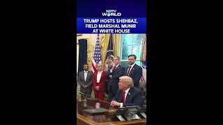 Trump Hosts Pakistan PM Shehbaz Sharif, Field Marshal Munir At The White House