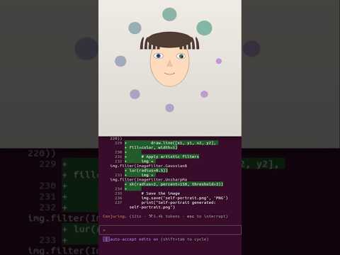 AI Self Portrait #claude #ai