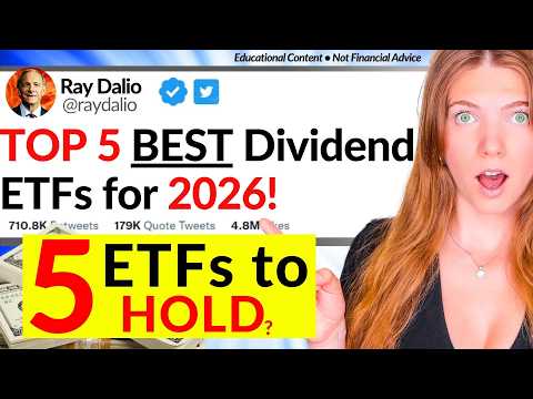 TOP 5 Dividend ETFs to BUY & HOLD in 2026 - Ranked WEAKEST to STRONGEST