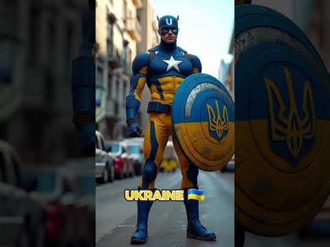 Countries as superheroes -  🔥😍 #countries #superhero #superheroes #ai