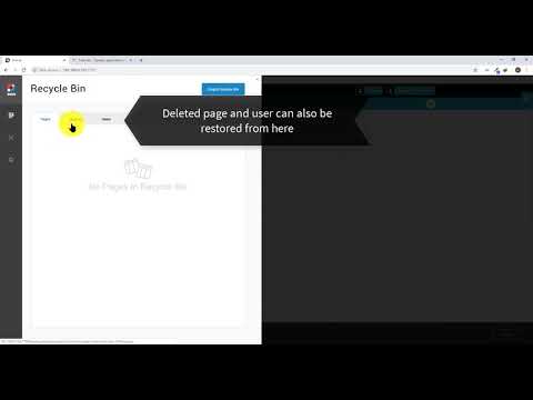 How to delete a module and restored from recycle bin