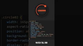 Loading Animation Using HTML CSS | M.A Developer #htmlcss #shorts #short #cssanimation