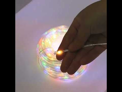 colorful leather string light string outdoor atmosphere light string smart DIY Christmas light