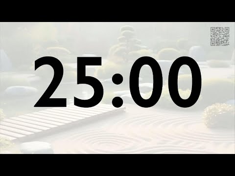 25-Minute Pomodoro Timer – Boost Focus & Productivity | Study & Work Session