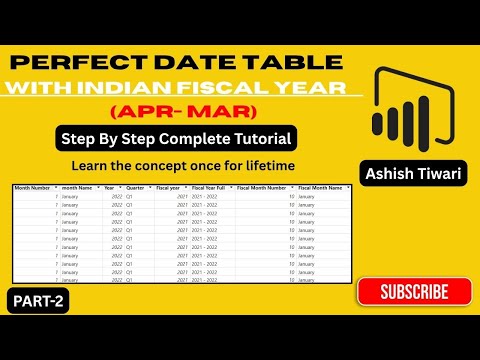 Power BI Date Table Part 2 | Complete Fiscal Calendar with DAX (Indian FY + Week Number + IsWeekend)