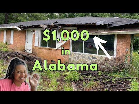 How much Real Estate $1,000 gets you in Alabama!?