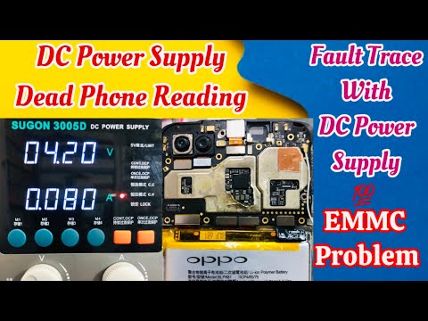 All Dead Phone Fault Trace With DC Power Supply Reading || EasyWay EMMC Fault,