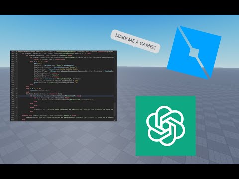 Can ChatGPT make a working game in Roblox studio?