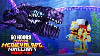 I Survived 50 Hours In CISCO'S MEDIEVAL RPG in Minecraft Hardcore!