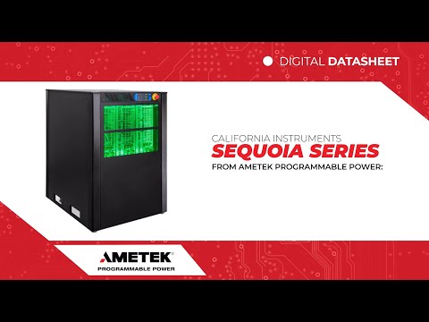 Digital Datasheet: Sequoia Series