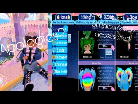 Talking about the St Patrick's day accessories/items!