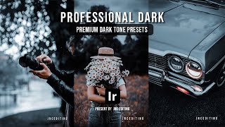 How to Edit Professional Dark | Lightroom Presets DNG & XMP Free Download |Sinhala editing tutorial