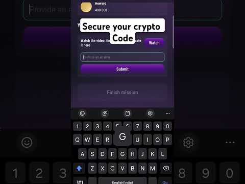 Secure Your Crypto Code | secure your crypto code 24 july #shorts #crypto #tapswap