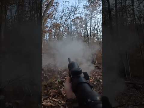 Deer hunting with muzzleloaders! Big doe down! #hunting #deerhunting #deer #shorts