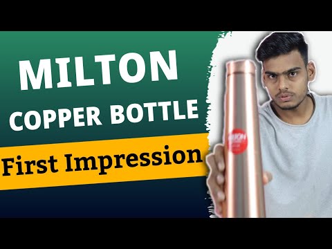 Milton copper bottle review videos 💯🤞😊l#milton #Techalphaofficial #Youtubeindia #miltonwaterbottle