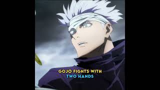 Gojo fights 1v3 with one hand 💀 || Jujutsu kaisen #gojo #sukuna #jjk