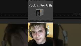 Noob vs Pro artist Extrude Manifold Blender #blendertutorial #blendermodeling #modeling #blender #3d