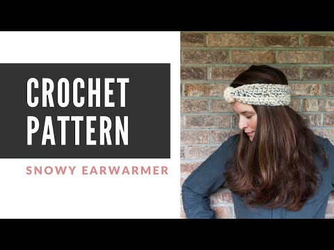 Snowy EarWarmer Crochet Pattern