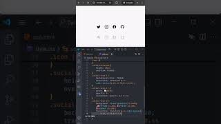Cool CSS Hover Animation for Social Media Icons! 🚀