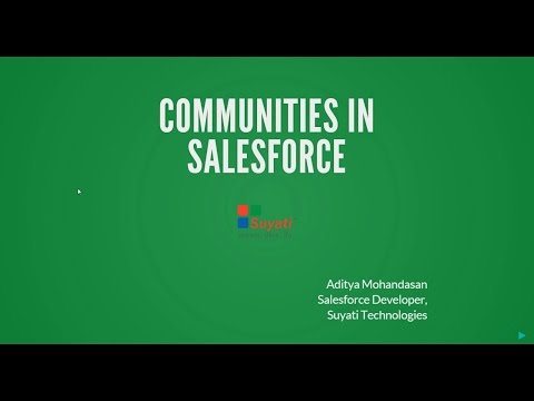 Introduction to Salesforce Community and Lightning Community Builder