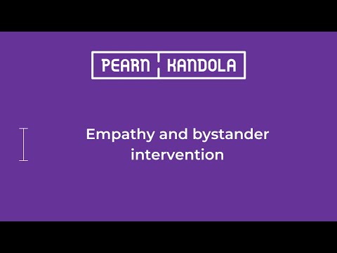 Empathy and bystander intervention