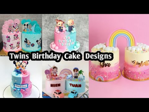50+ Twins Birthday cake Ideas | Twins birthday cakes | birthday cake for Twins