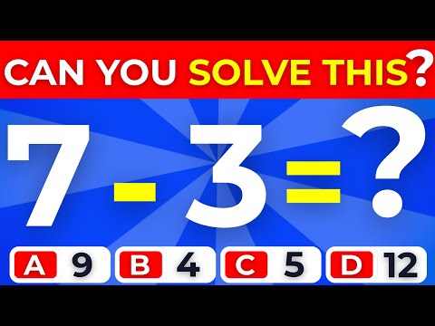 20 Subtraction Quiz Exercises for Kids