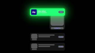 "Clean UI Animation | After Effects Motion Design 🔥"