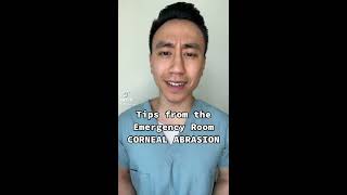 Tips from the Emergency Room: Corneal Abrasions #shorts MuFKR.com