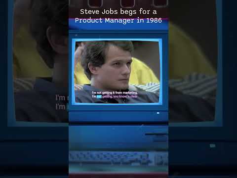 Steve Jobs begs for a Product Manager in 1986