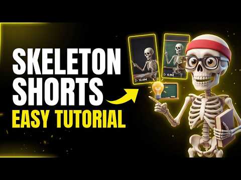 How To Make Skeleton Educational Shorts (Easy Tutorial)
